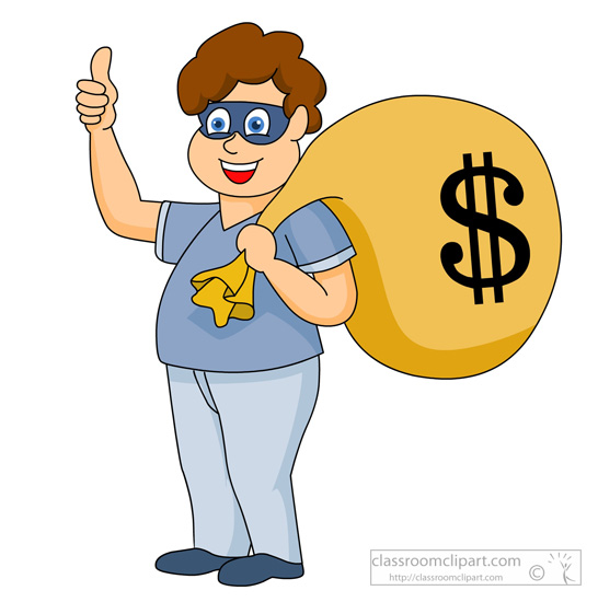 robbery clipart - Robber Clipart