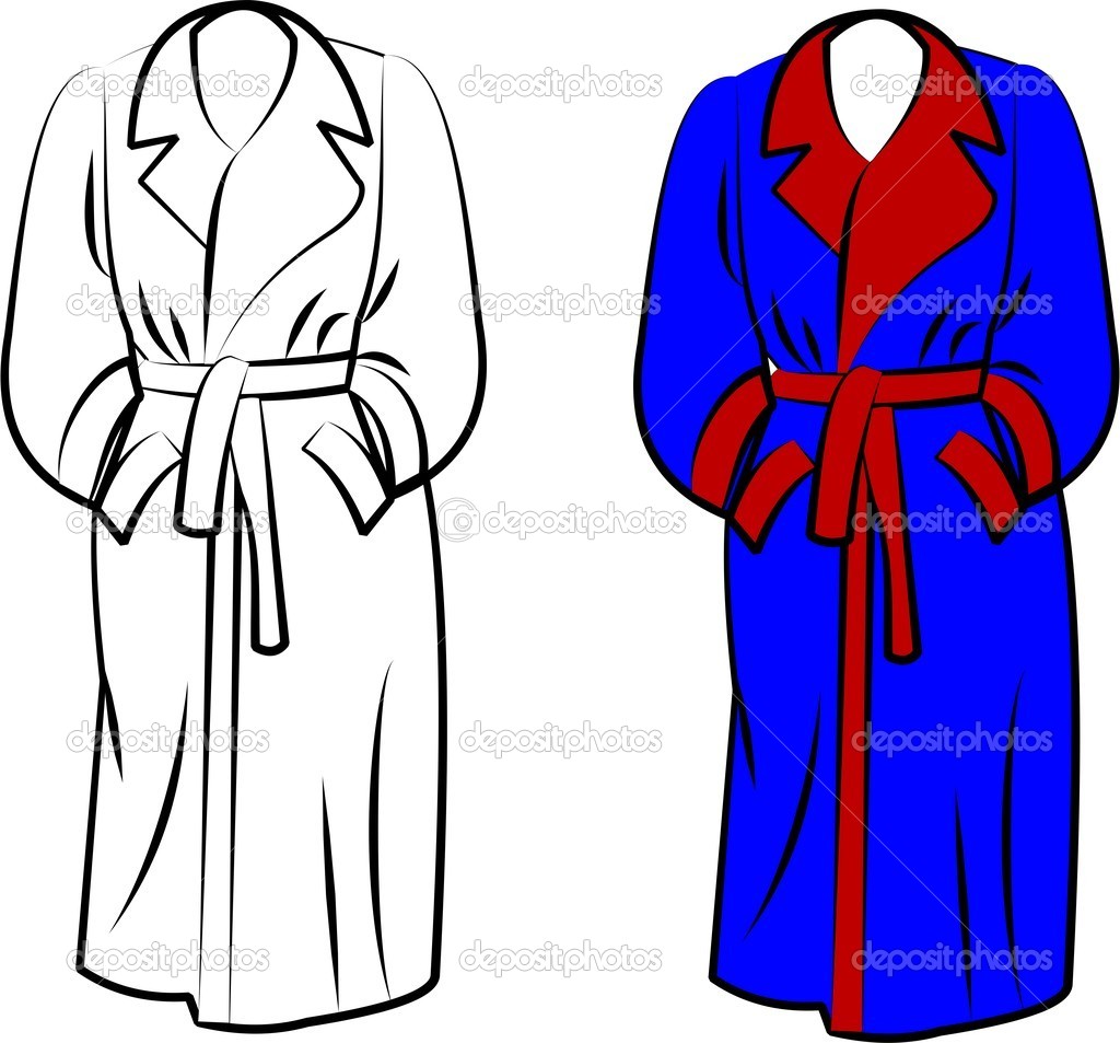 Robe Clipart Depositphotos 17160415 House Coat Element Jpg