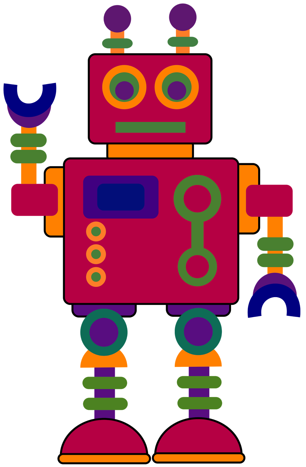 Robot clip art clipart image - Robot Clip Art