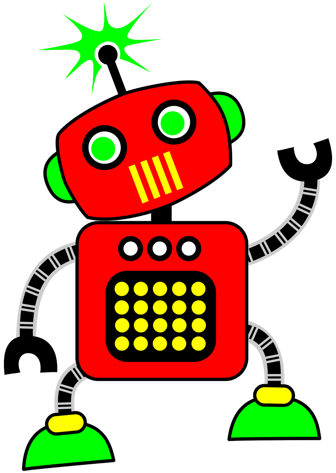 Simple Robot Clipart