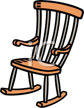 rocker clipart - Rocking Chair Clipart