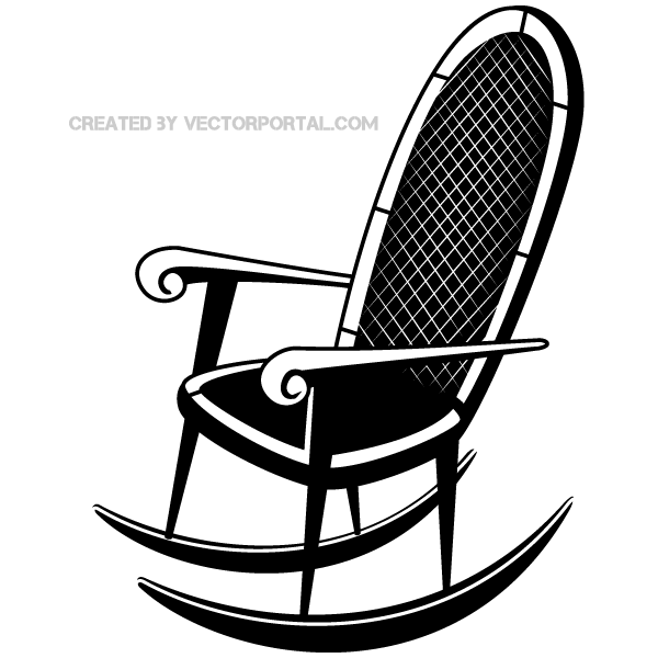 Rocking Chair Clip Art - Rocking Chair Clipart