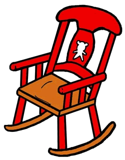 chair_-_rocking_3 clipart - c