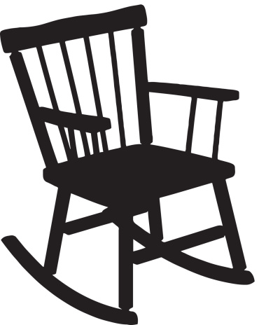 Rocking chair clipart image