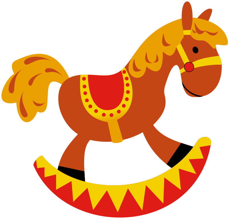 Rocking Horse Clip Art Images - Baby Toy Clipart