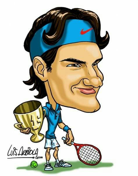 Roger Federer - Roger Federer Clipart