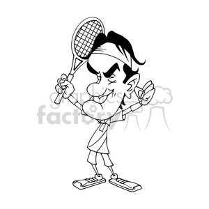 roger federer black white - Roger Federer Clipart
