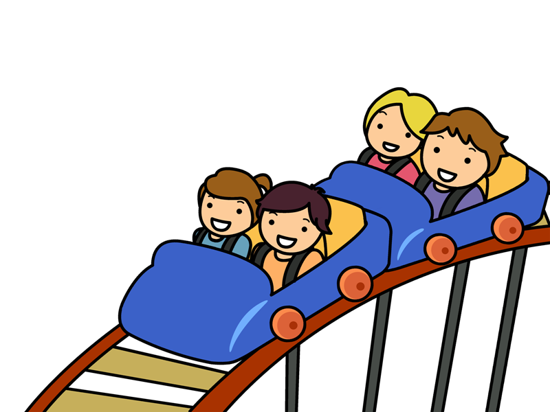 Free roller coaster clipart