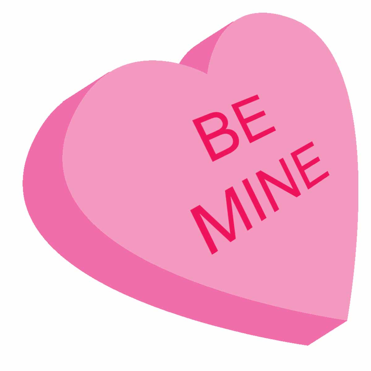 Romantic Valentine Candy Hear - Clip Art Valentines Day