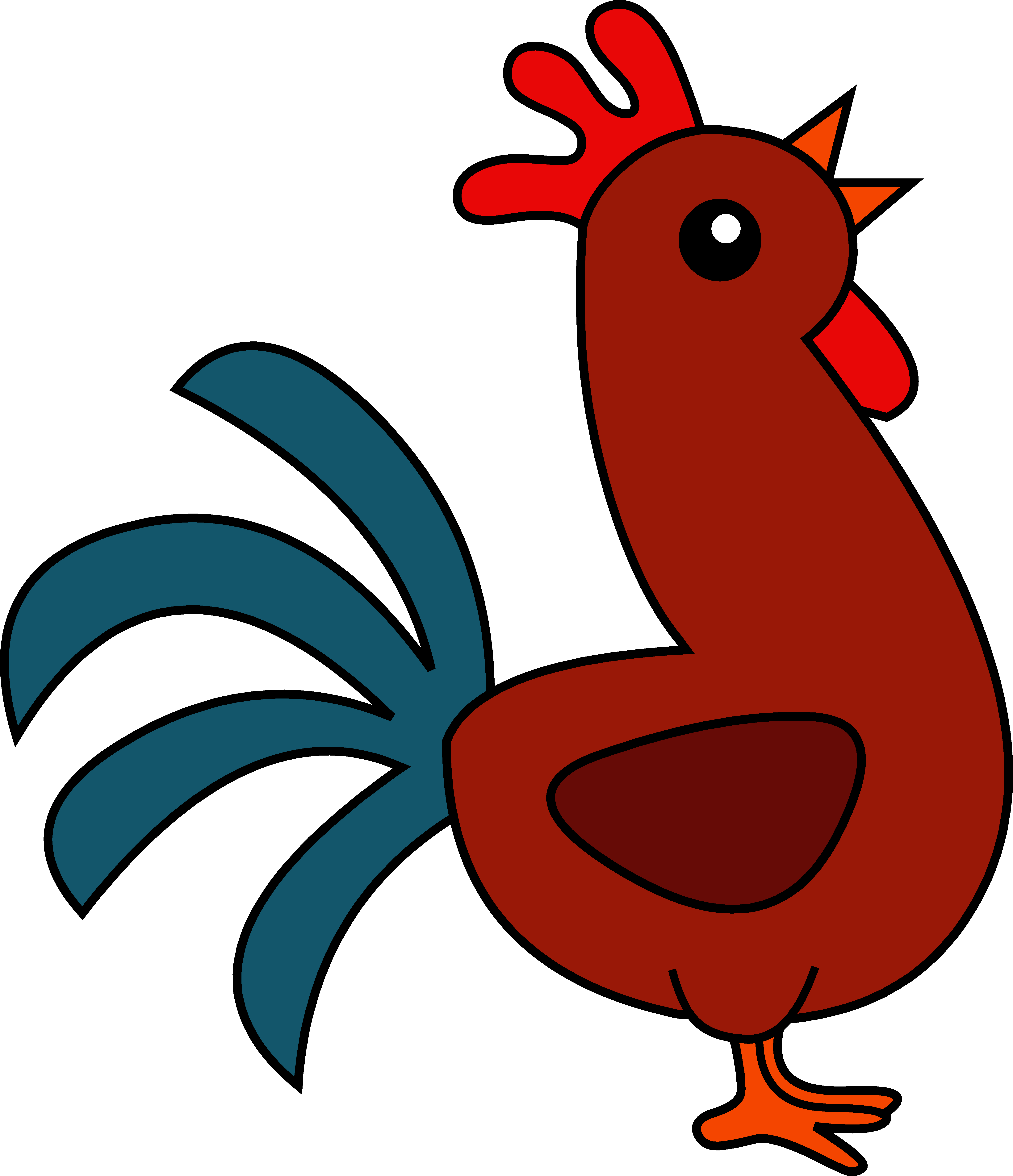 Rooster Clipart u0026amp; Roo - Clipart Rooster