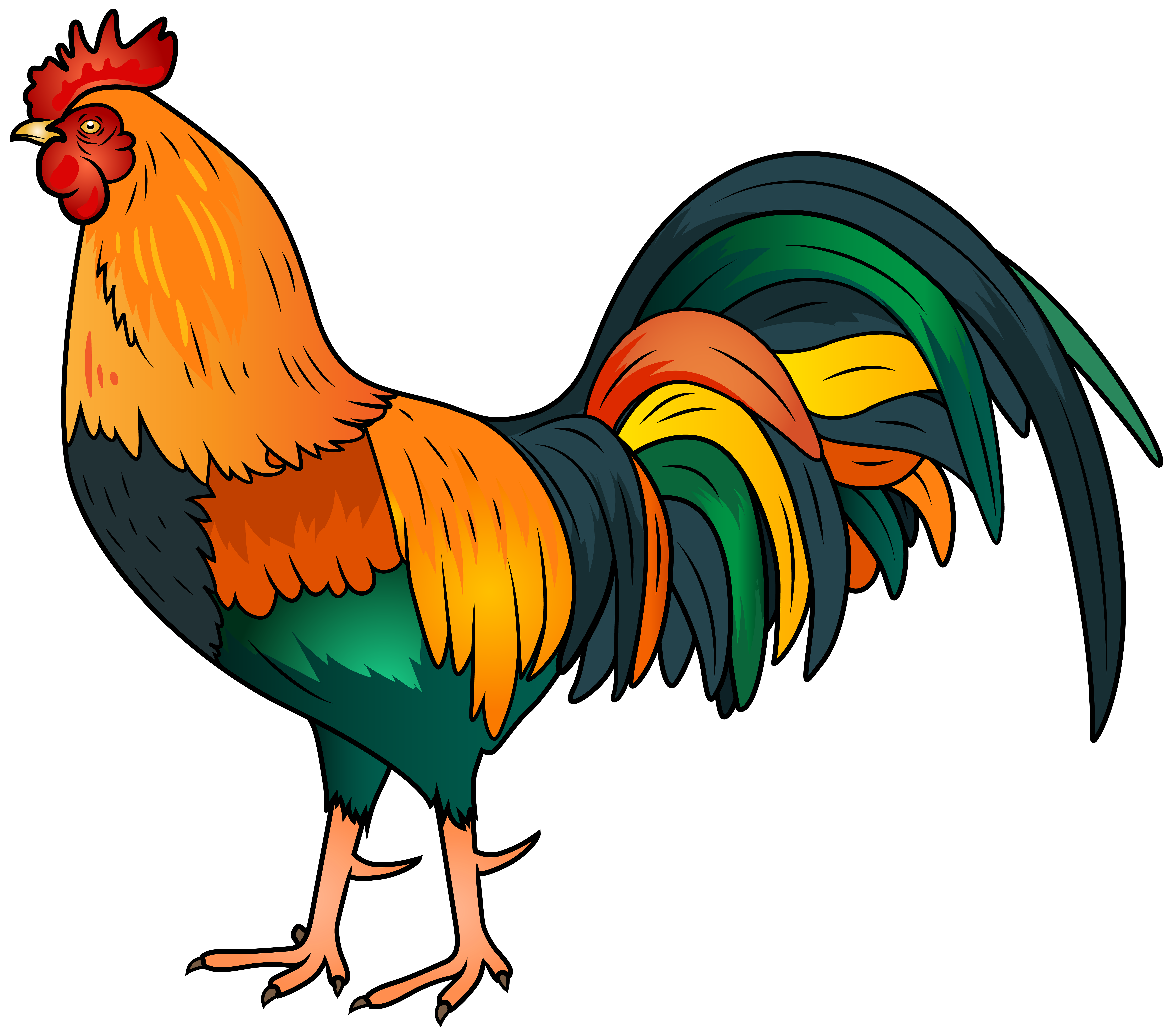 Free Rooster Clip Art Picture