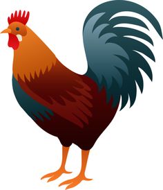 Rooster free clip art clipart 2
