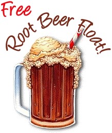 Root Beer Float Sign Chalk An