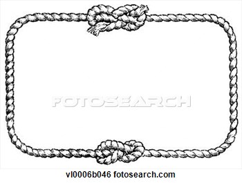 Rope Knot Border Clipart - Rope Border Clip Art