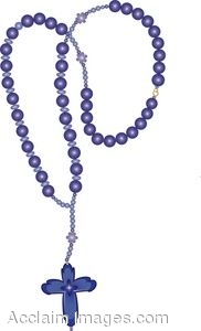 Rosary Beads - Rosary Clip Art