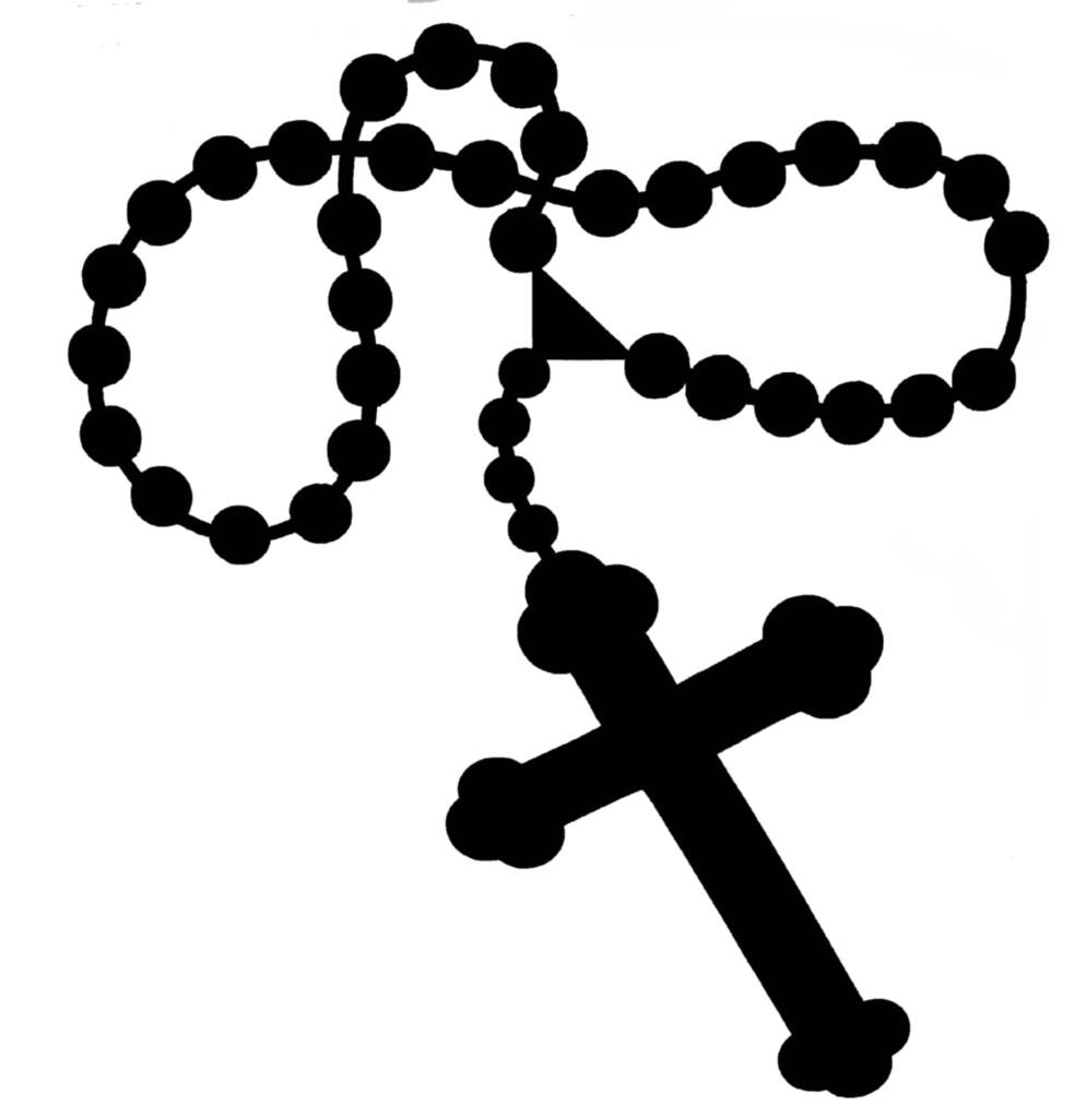 Catholic rosary clipart 2