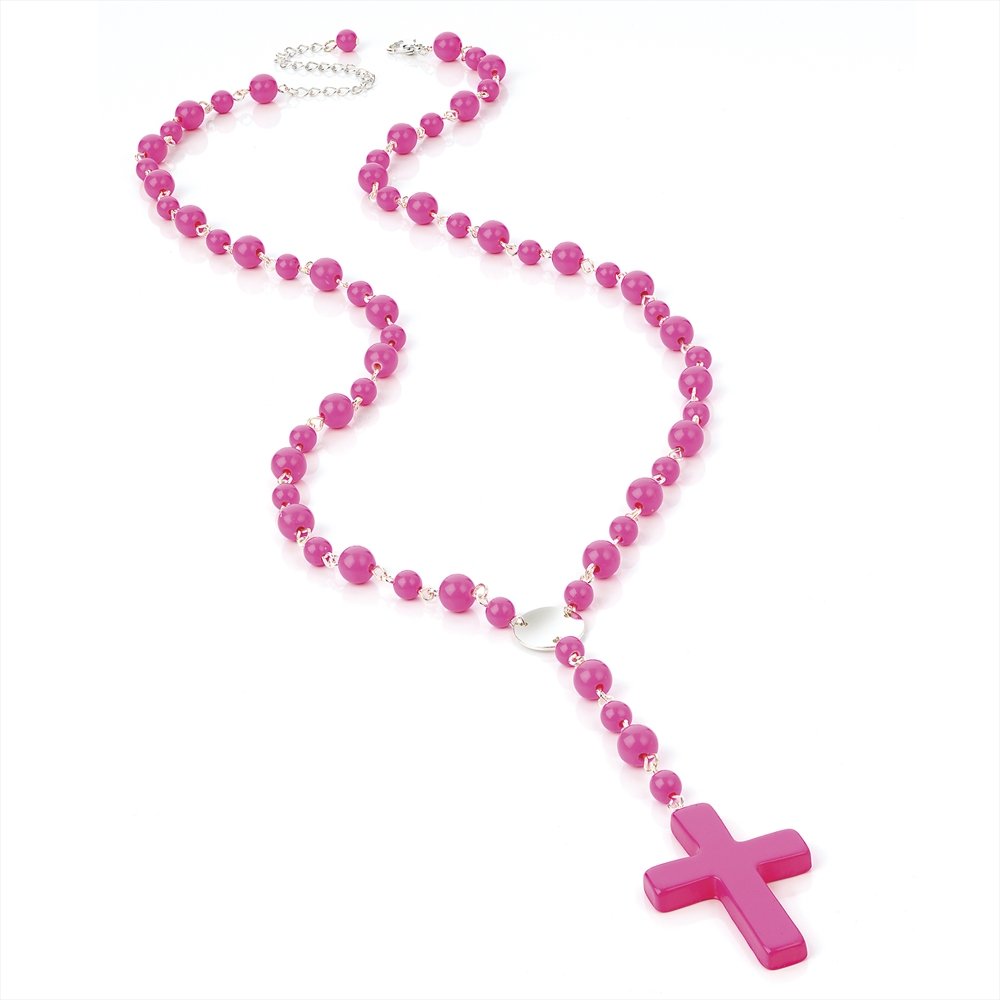 Pink Rosary Clipart #1