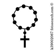 rosary clipart 2