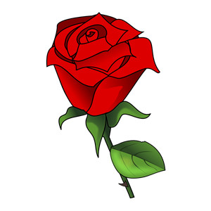 rose clip art - Clip Art Rose