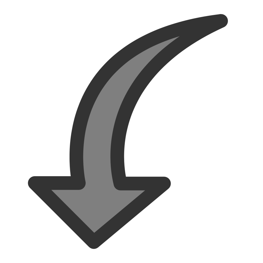 Rotate arrow SVG Vector file, - Curved Arrow Clip Art