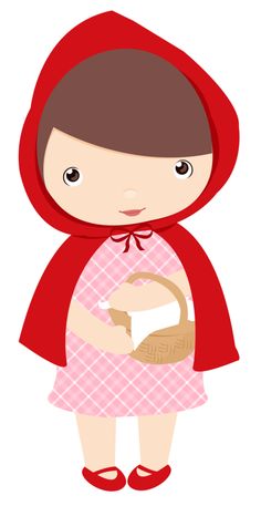 Rouge On Pinterest Red Riding - Little Red Riding Hood Clip Art