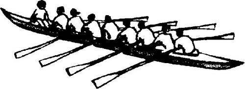 rowing clipart