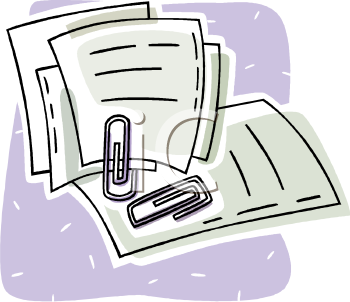 Paperwork Clipart Image Clipa