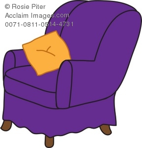 Wooden Rocking Chair Clipart 
