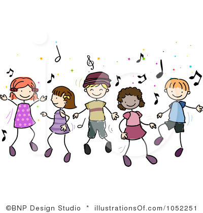Royalty Free Dancing Clipart  - Kids Dancing Clip Art