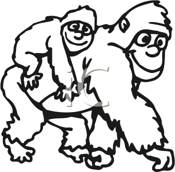 Royalty Free Gorilla Clip Art - Ape Clip Art
