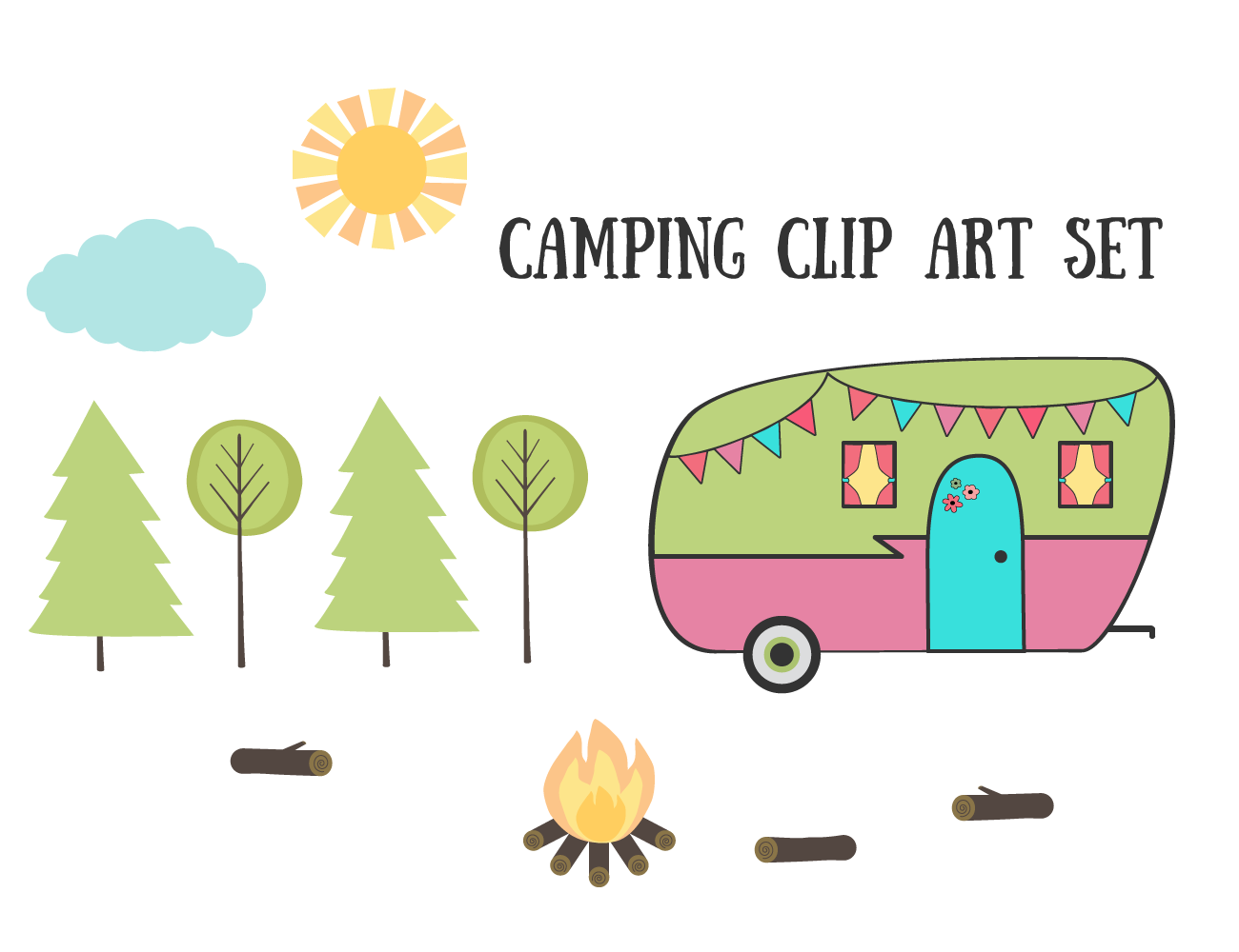 Royalty Free Images u2013 Cam - Free Camping Clip Art