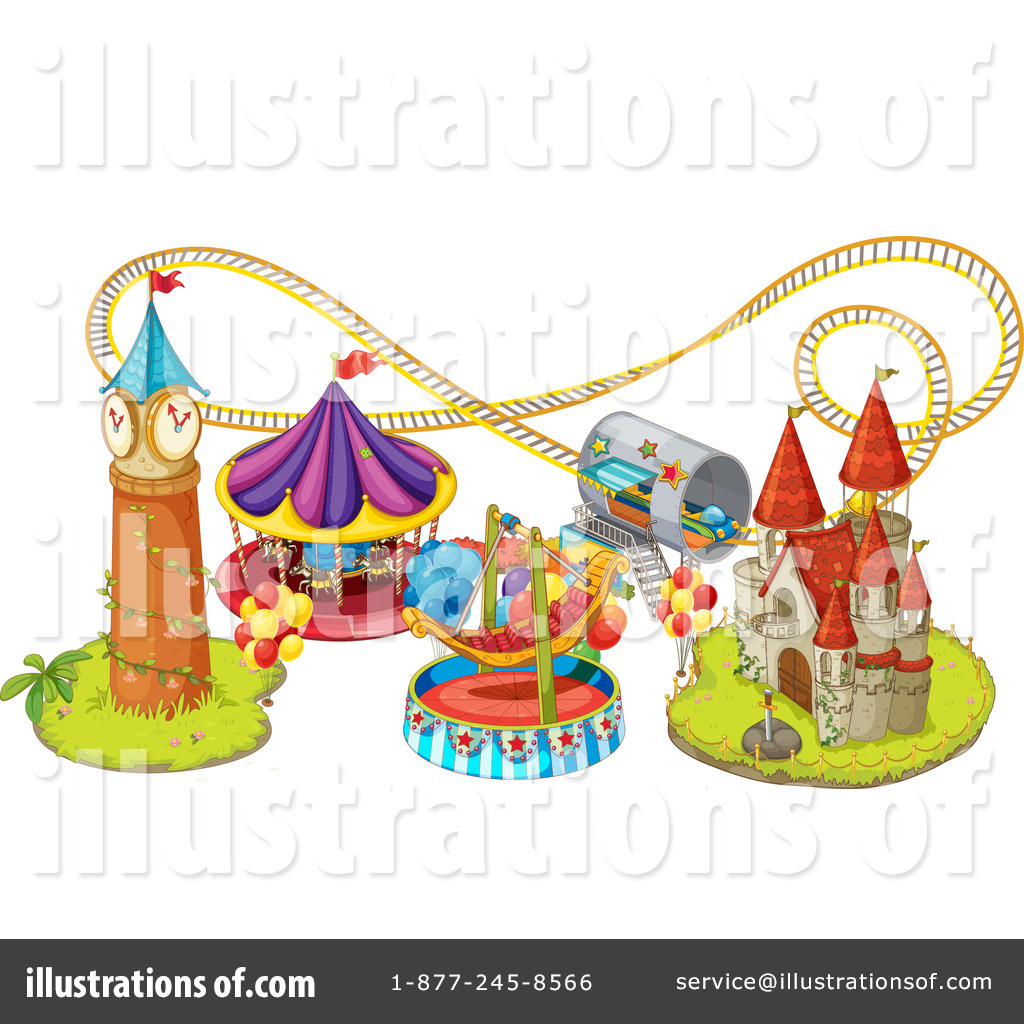 Royalty-Free (RF) Amusement Park Clipart Illustration #1118242 by colematt