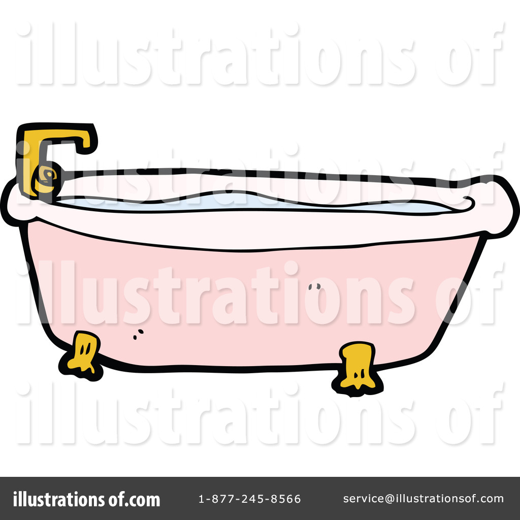 Royalty-Free (RF) Bath Tub Clipart Illustration #1177275 by lineartestpilot