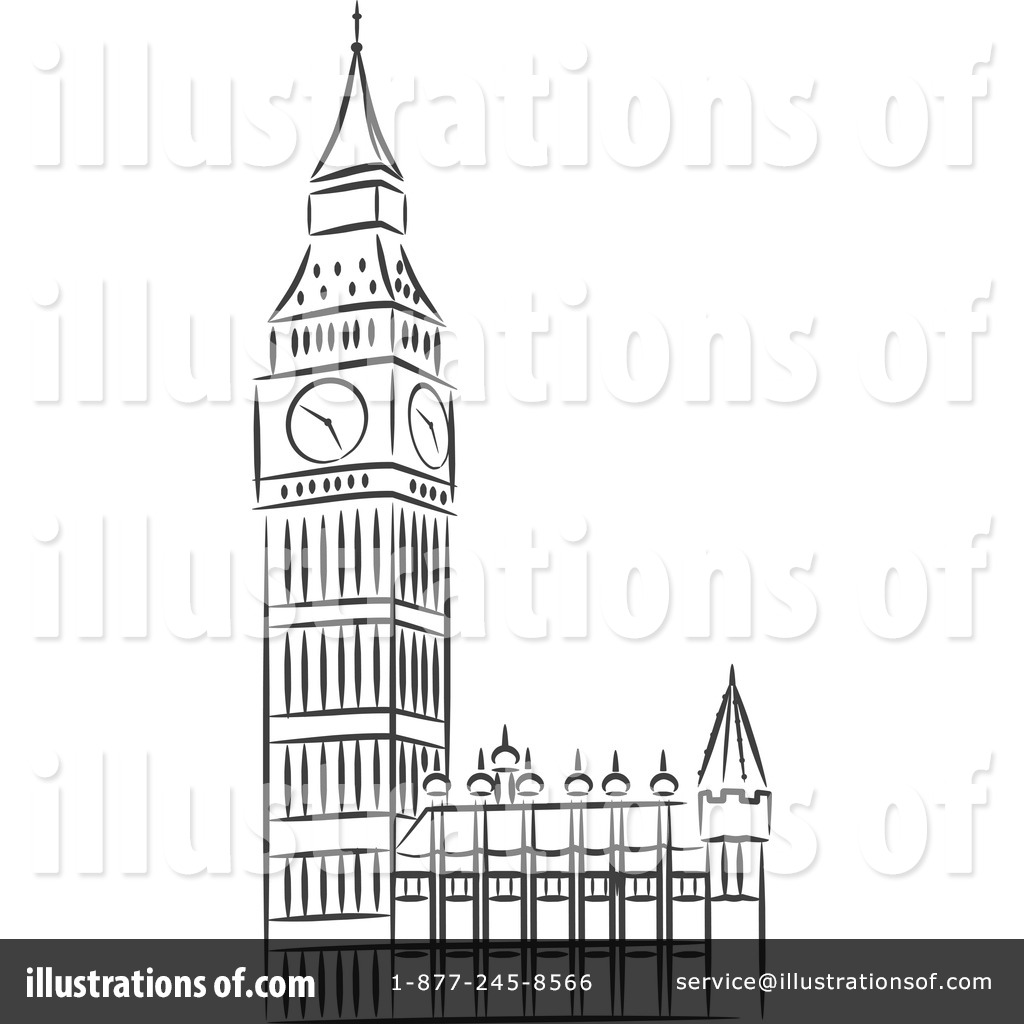 Royalty-Free (RF) Big Ben Clipart Illustration #1214815 by Vector Tradition SM
