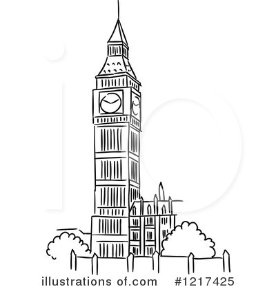 Royalty Free Rf Big Ben Clipart Illustration By Seamartini Graphics