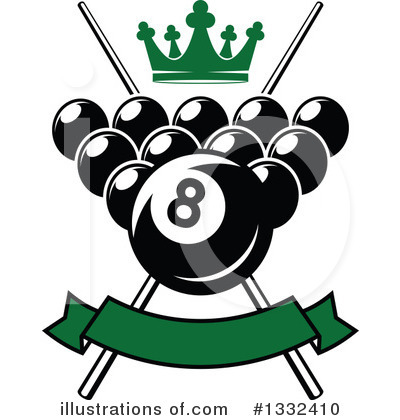 Royalty-Free (RF) Billiards Clipart Illustration by Vector Tradition SM - Stock Sample