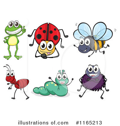Royalty-Free (RF) Bugs Clipart Illustration #1165213 by colematt