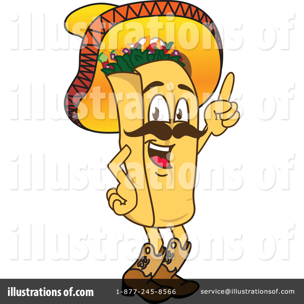Royalty-Free (RF) Burrito Clipart Illustration #1365712 by Toons4Biz