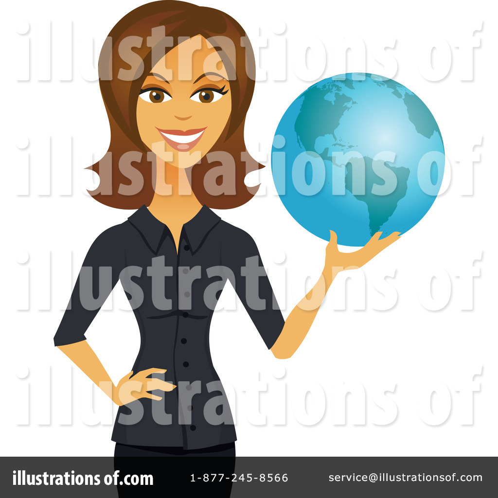 Royalty-Free (RF) Businesswoman Clipart Illustration #1107095