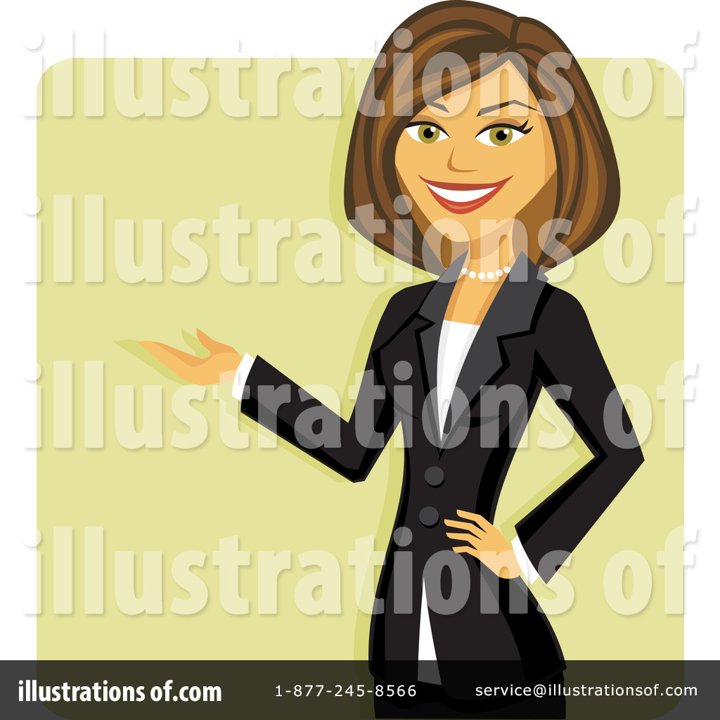 Royalty-Free (RF) Businesswoman Clipart Illustration #1107111 by Amanda Kate