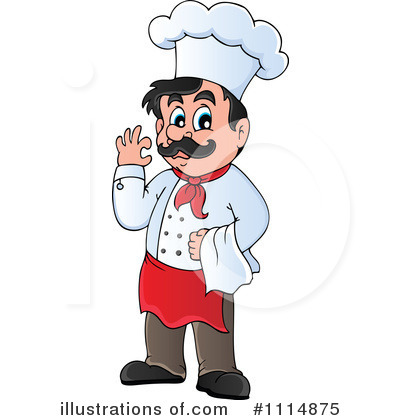 Royalty-Free (RF) Chef Clipart Illustration #1114875 by visekart