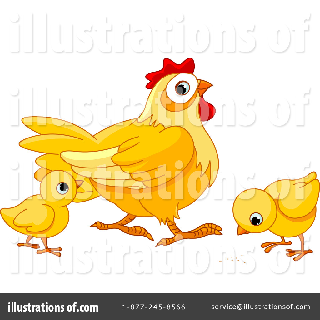 Royalty-Free (RF) Chickens Clipart Illustration #1078416 by Pushkin