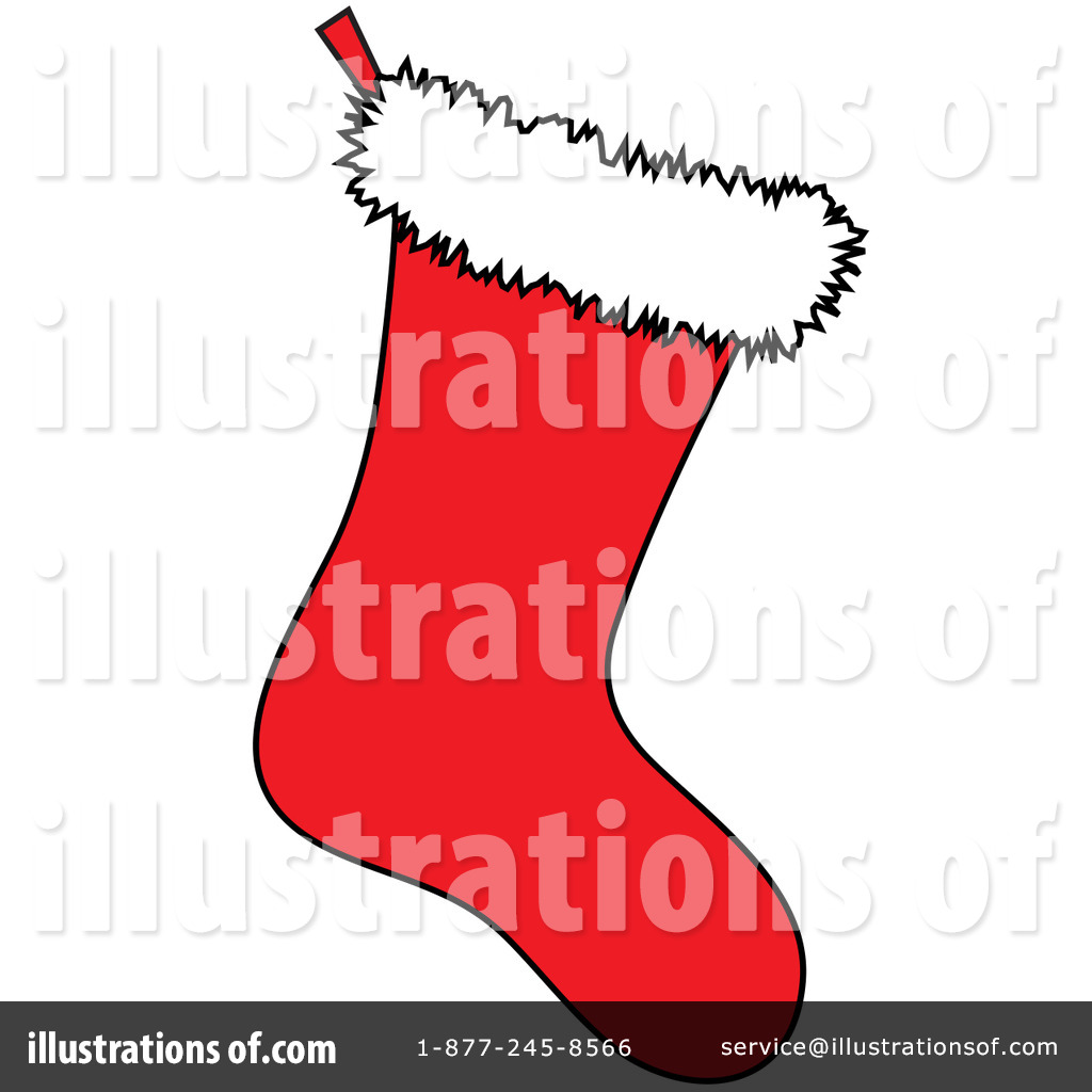 Royalty-Free (RF) Christmas Stocking Clipart Illustration by Pams Clipart - Stock Sample