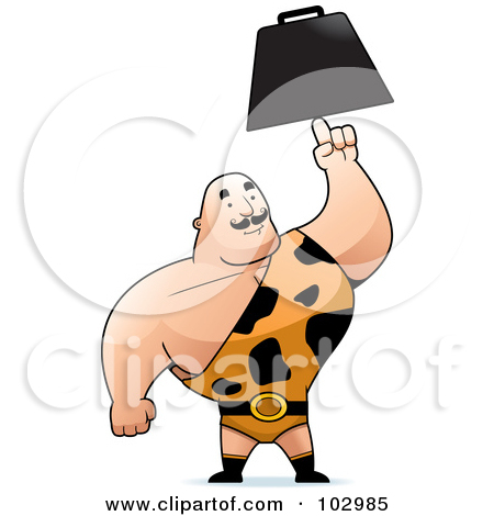 Royalty Free Rf Clipart Illustration Of A Strong Man In A Spotted