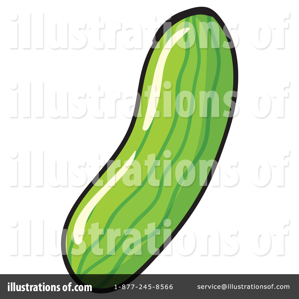 Royalty-Free (RF) Cucumber Clipart Illustration #1134793 by colematt