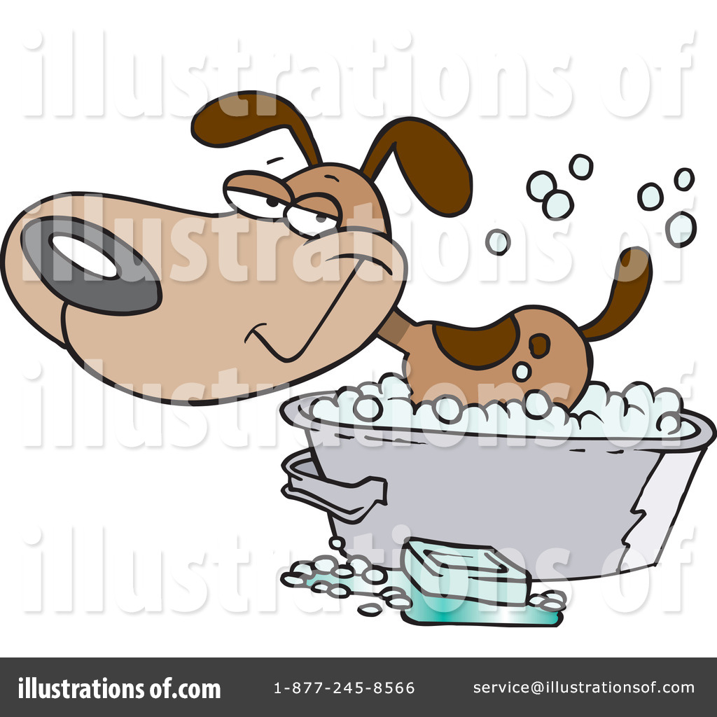 Royalty-Free (RF) Dog Grooming Clipart Illustration by Ron Leishman - Stock Sample