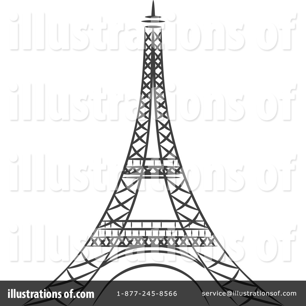 Royalty-Free (RF) Eiffel Tower Clipart Illustration #1214812 by Vector Tradition SM