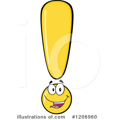 Royalty-Free (RF) Exclamation Point Clipart Illustration by Hit Toon - Stock Sample