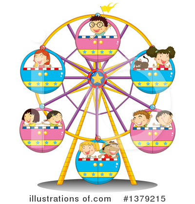 Royalty-Free (RF) Ferris Wheel Clipart Illustration #1379215 by colematt