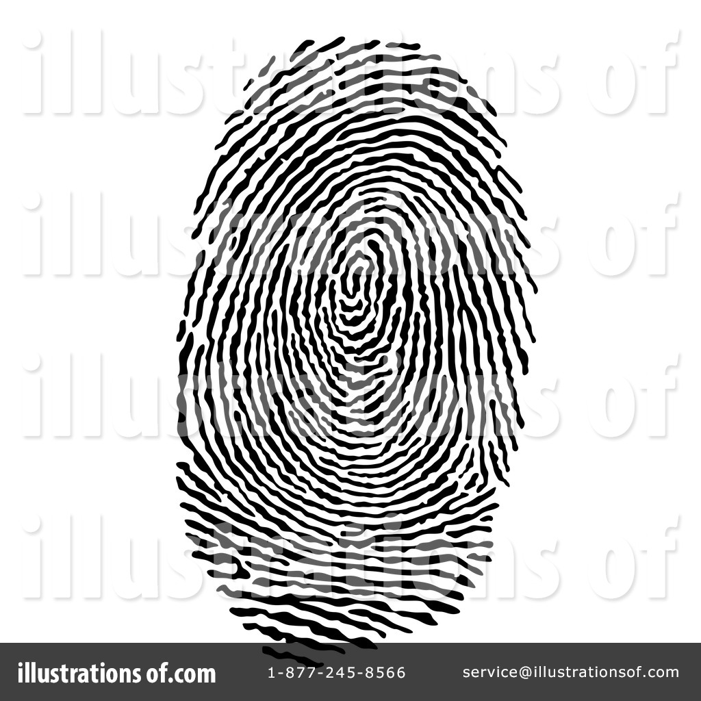 Vector Clipart Fingerprint Se
